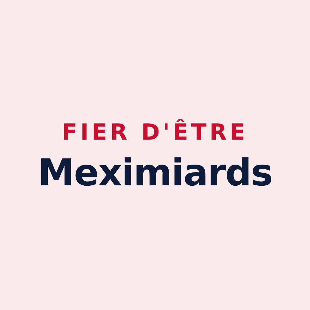 Magnet « Fier d'être Meximiards » — design pour Meximieux