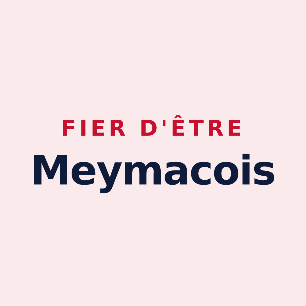 Magnet « Fier d'être Meymacois » — design pour Meymac
