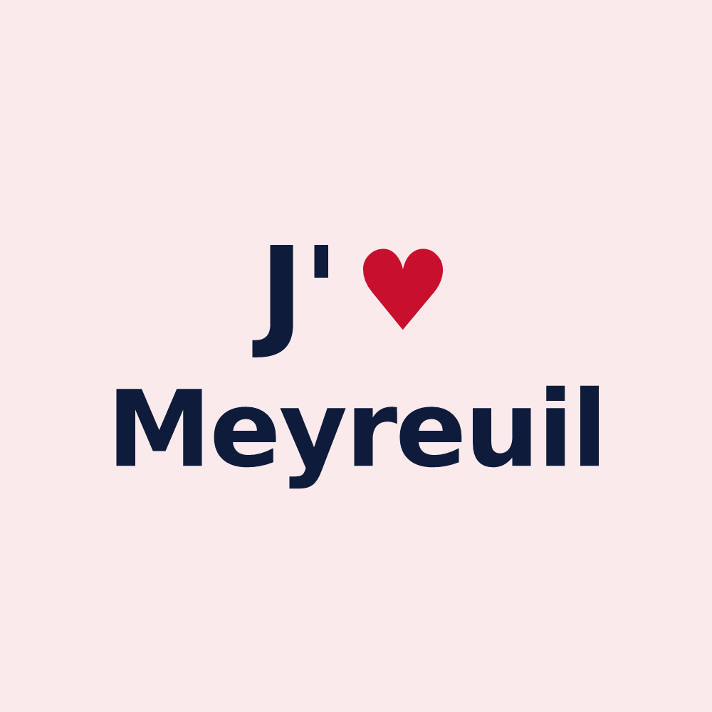 Magnet personnalisé Meyreuil — design J'aime Meyreuil