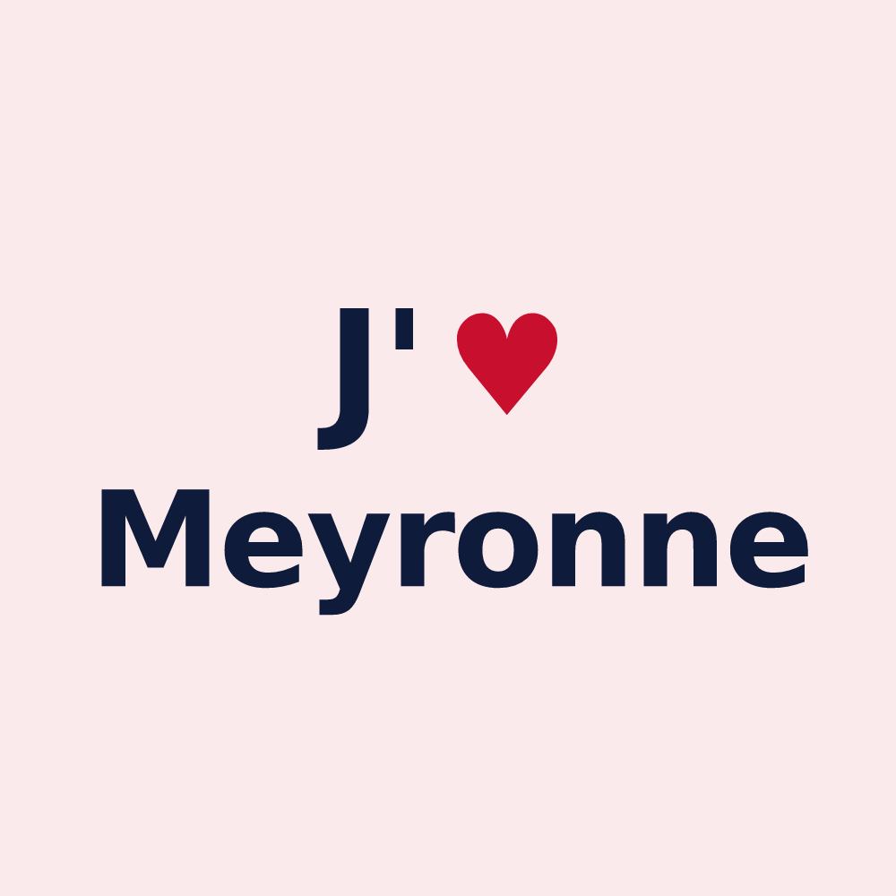 Magnet personnalisé Meyronne — design J'aime Meyronne
