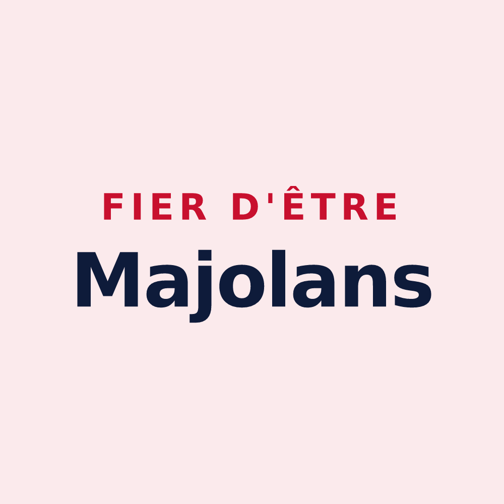 Magnet « Fier d'être Majolans » — design pour Meyzieu