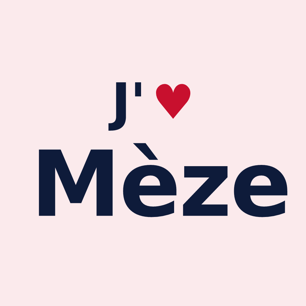 Magnet personnalisé Mèze — design J'aime Mèze