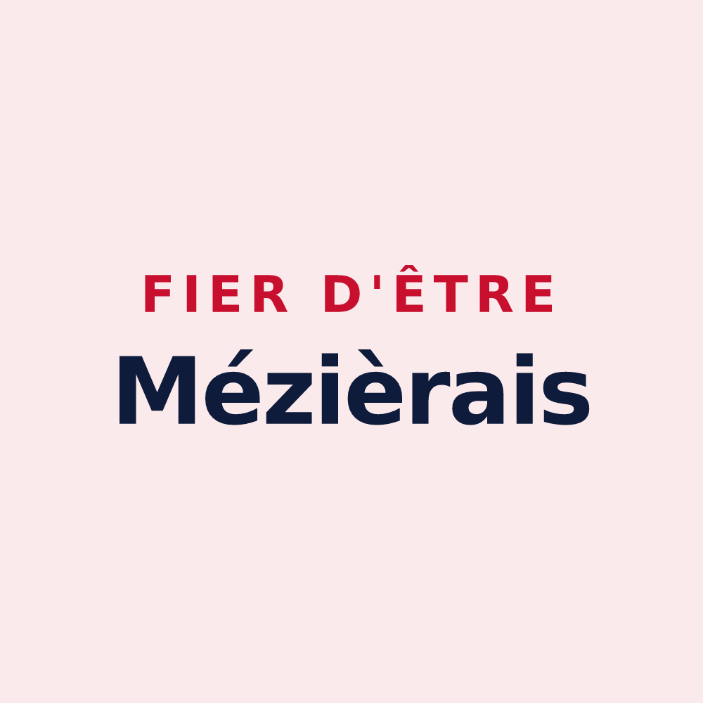 Magnet « Fier d'être Mézièrais » — design pour Mézières-sur-Couesnon