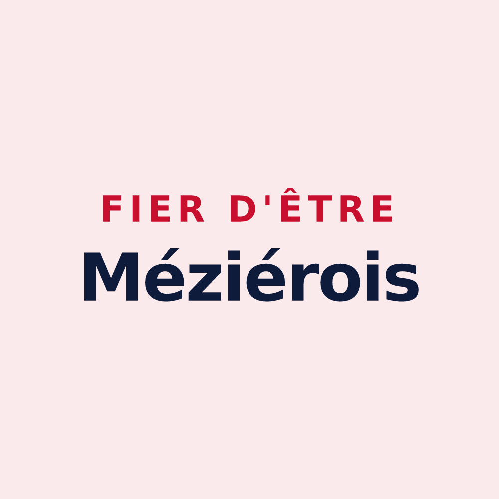 Magnet « Fier d'être Méziérois » — design pour Mézières-sur-Seine