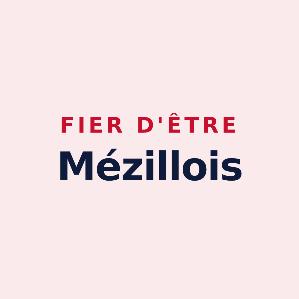 Magnet « Fier d'être Mézillois » — design pour Mézilles