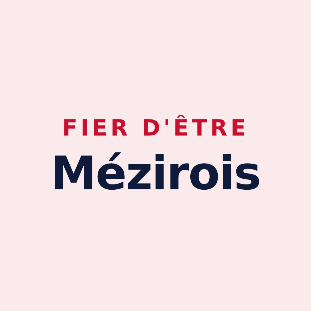 Magnet « Fier d'être Mézirois » — design pour Méziré