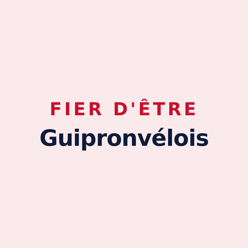 Magnet « Fier d'être Guipronvélois » — design pour Milizac-Guipronvel