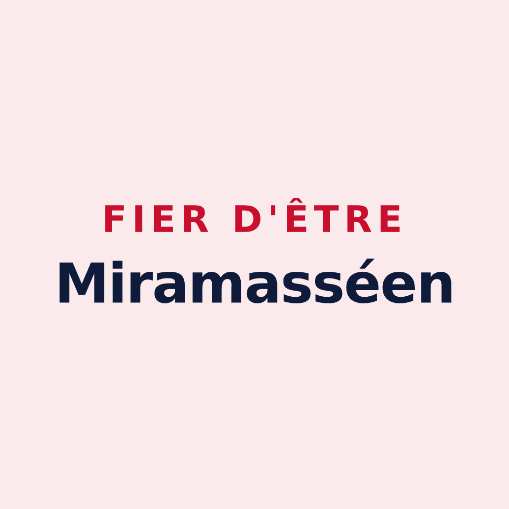 Magnet « Fier d'être Miramasséen » — design pour Miramas