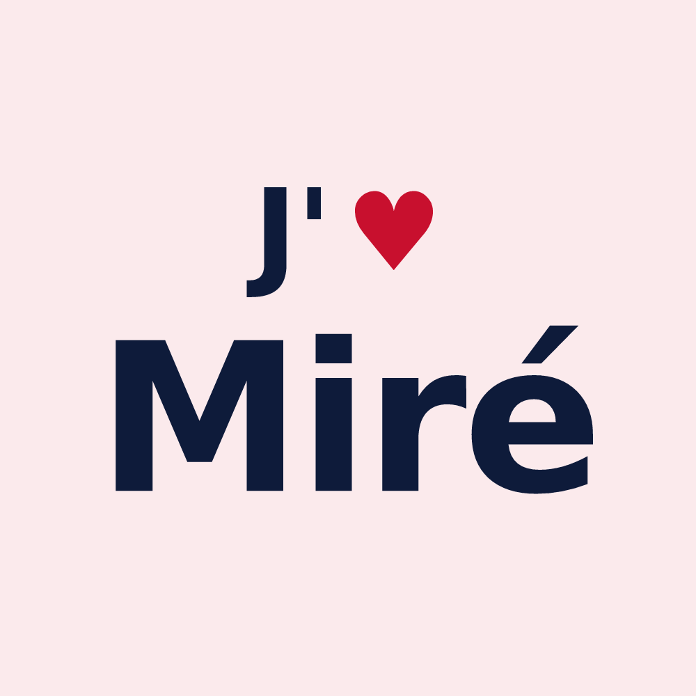 Magnet personnalisé Miré — design J'aime Miré