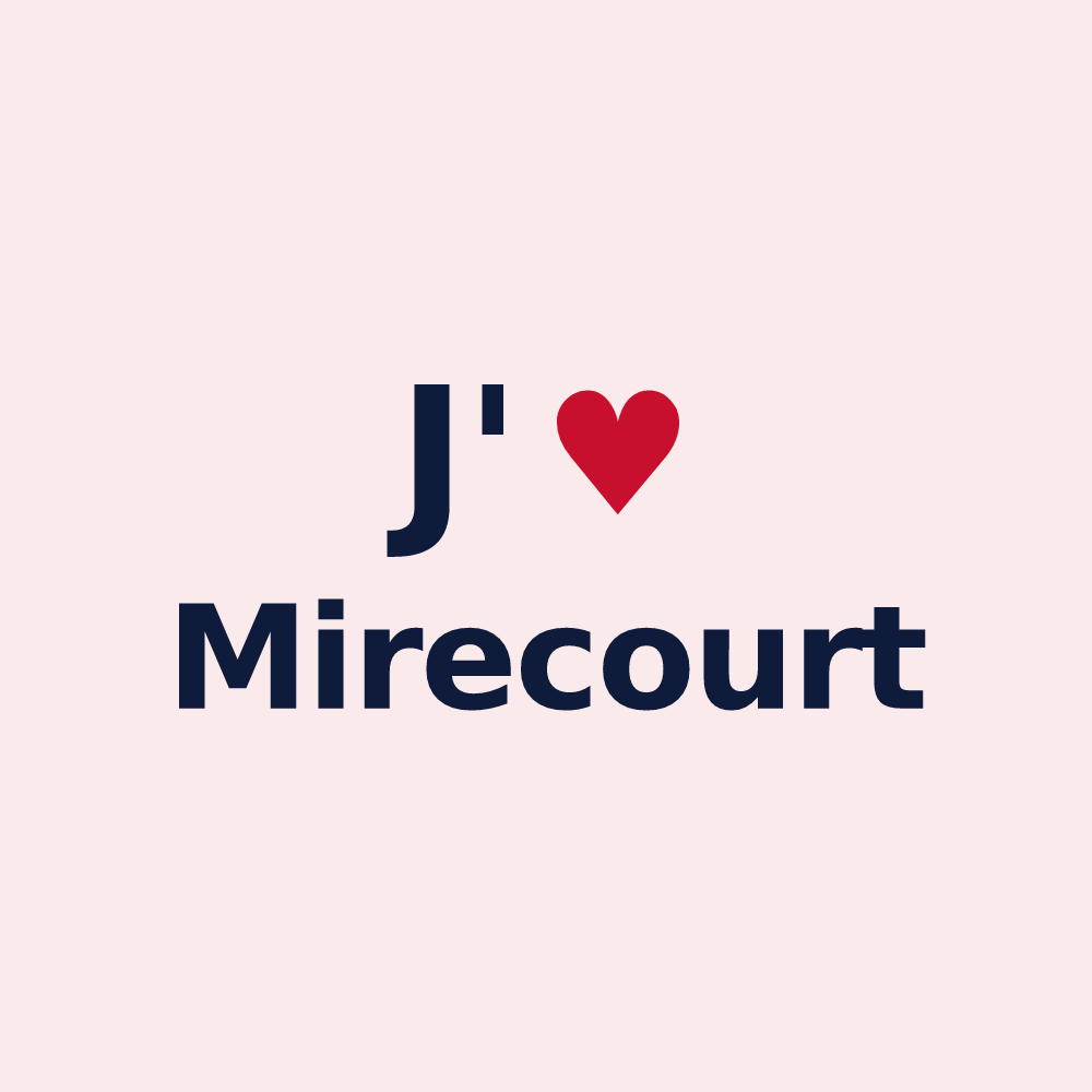 Magnet personnalisé Mirecourt — design J'aime Mirecourt