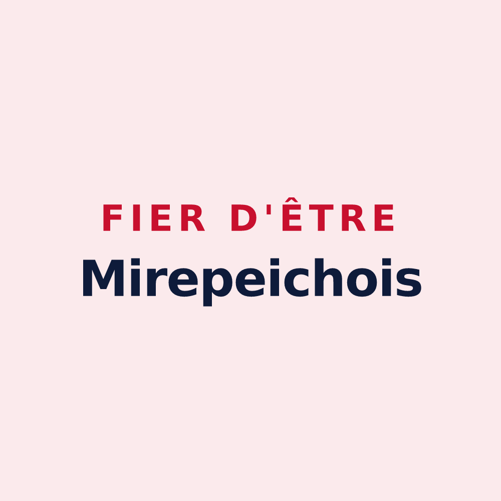 Magnet « Fier d'être Mirepeichois » — design pour Mirepeix