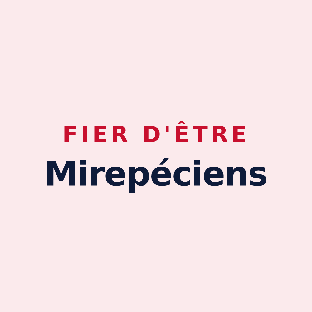 Magnet « Fier d'être Mirepéciens » — design pour Mirepoix