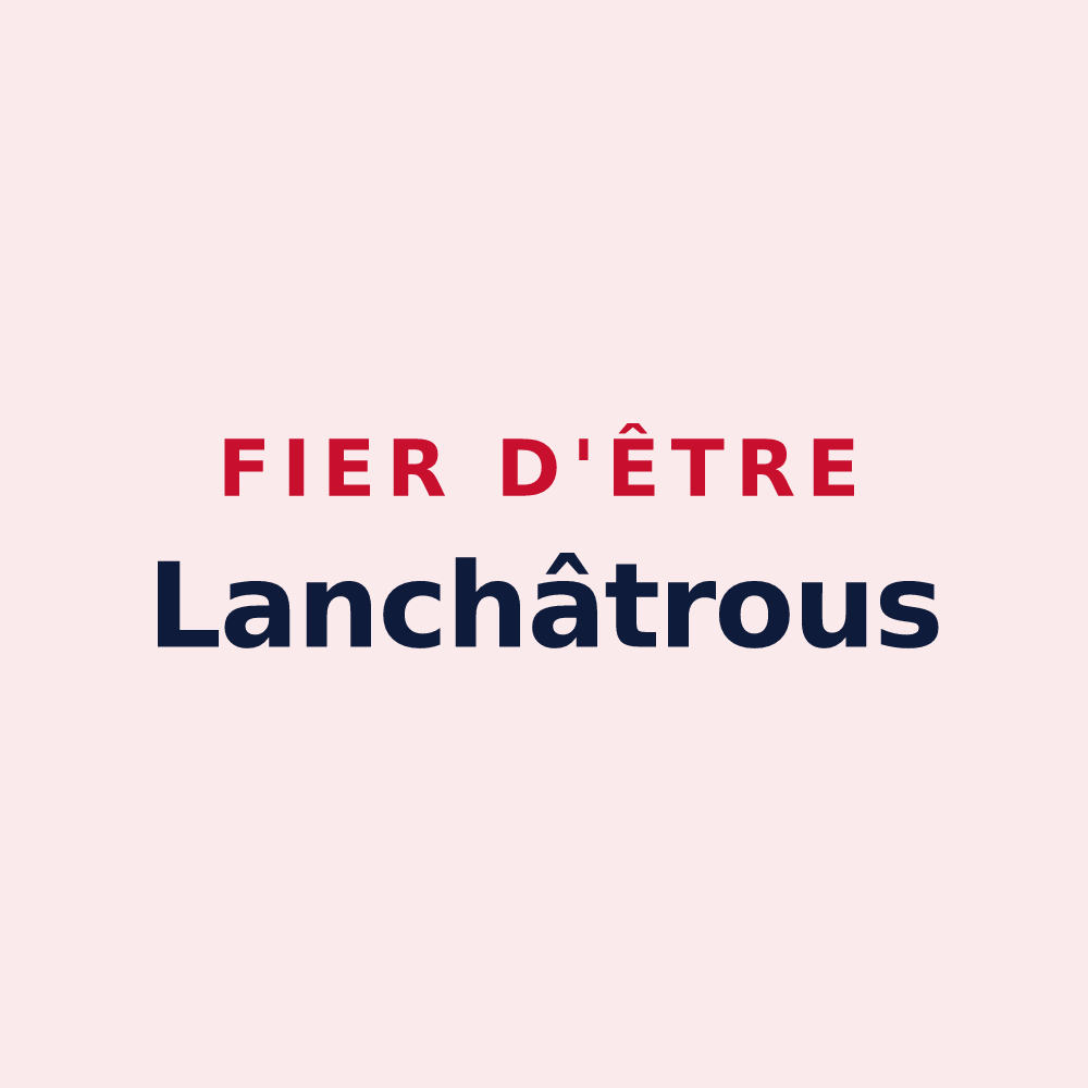 Magnet « Fier d'être Lanchâtrous » — design pour Miribel-Lanchâtre