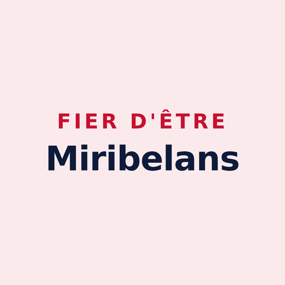 Magnet « Fier d'être Miribelans » — design pour Miribel