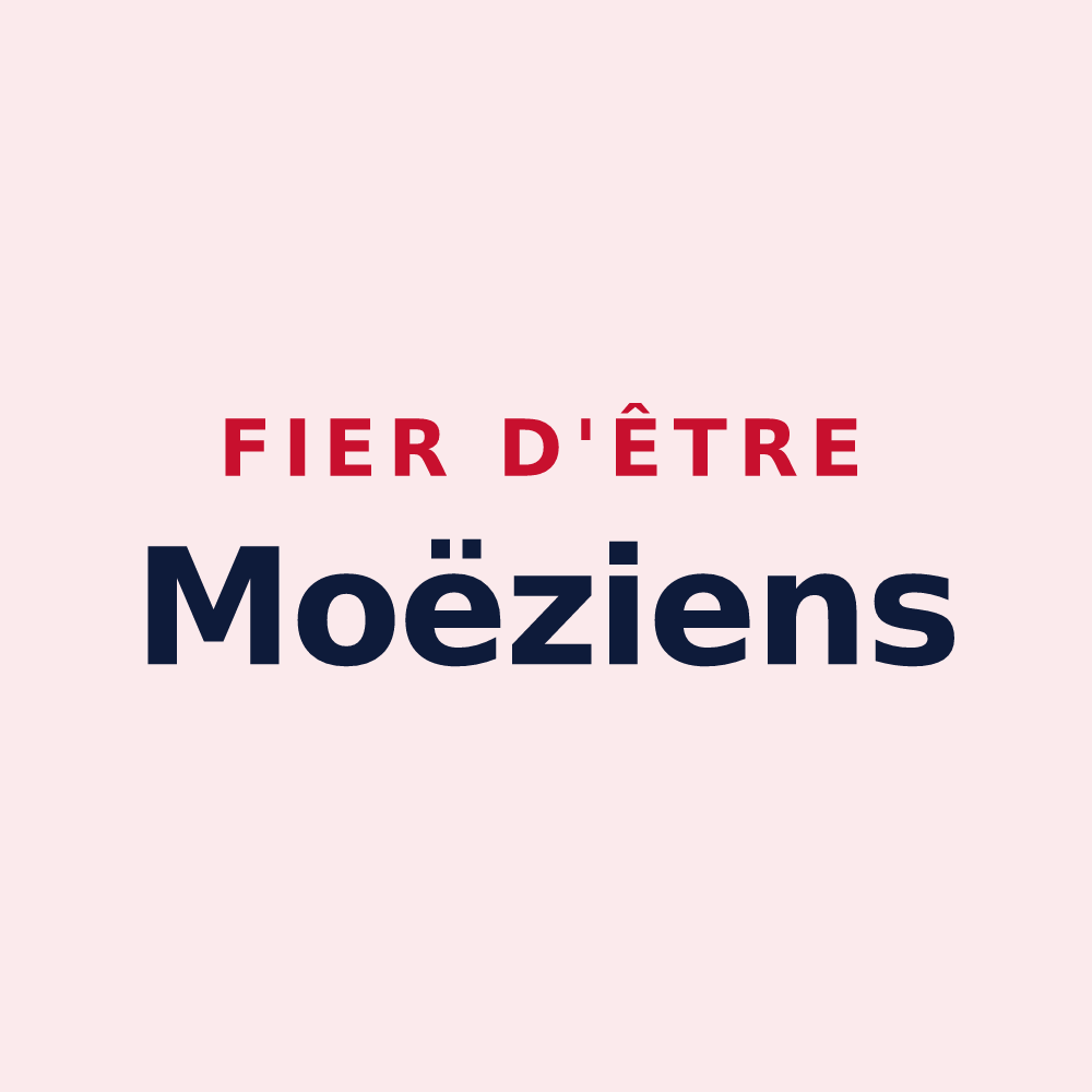 Magnet « Fier d'être Moëziens » — design pour Moëze