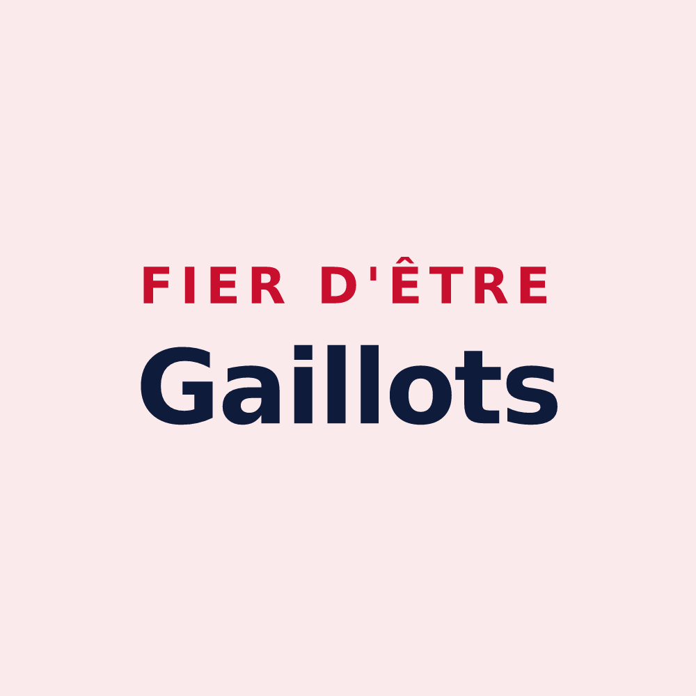 Magnet « Fier d'être Gaillots » — design pour Moiremont