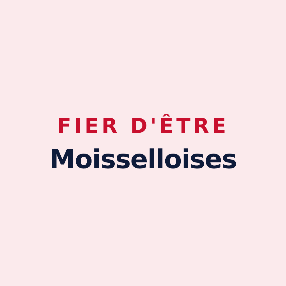 Magnet « Fier d'être Moisselloises » — design pour Moisselles