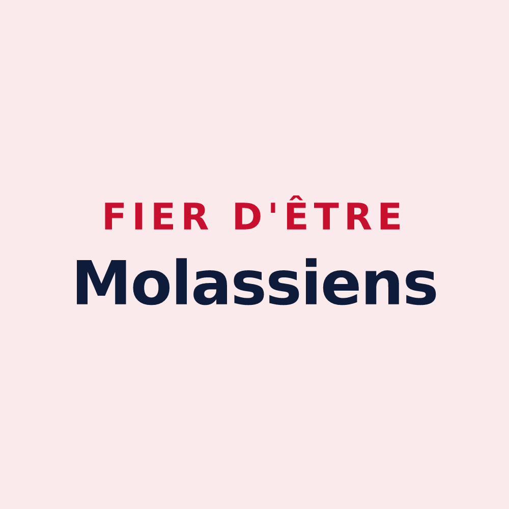 Magnet « Fier d'être Molassiens » — design pour Molas