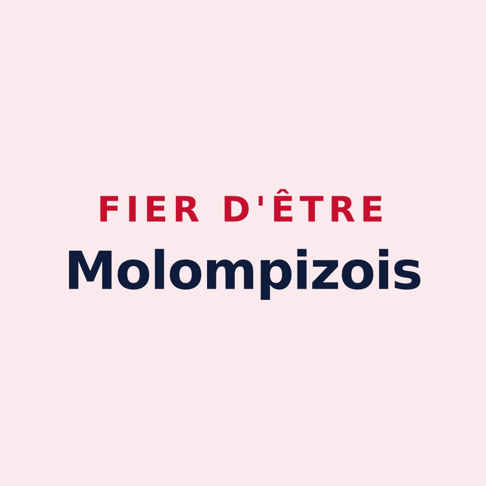 Magnet « Fier d'être Molompizois » — design pour Molompize