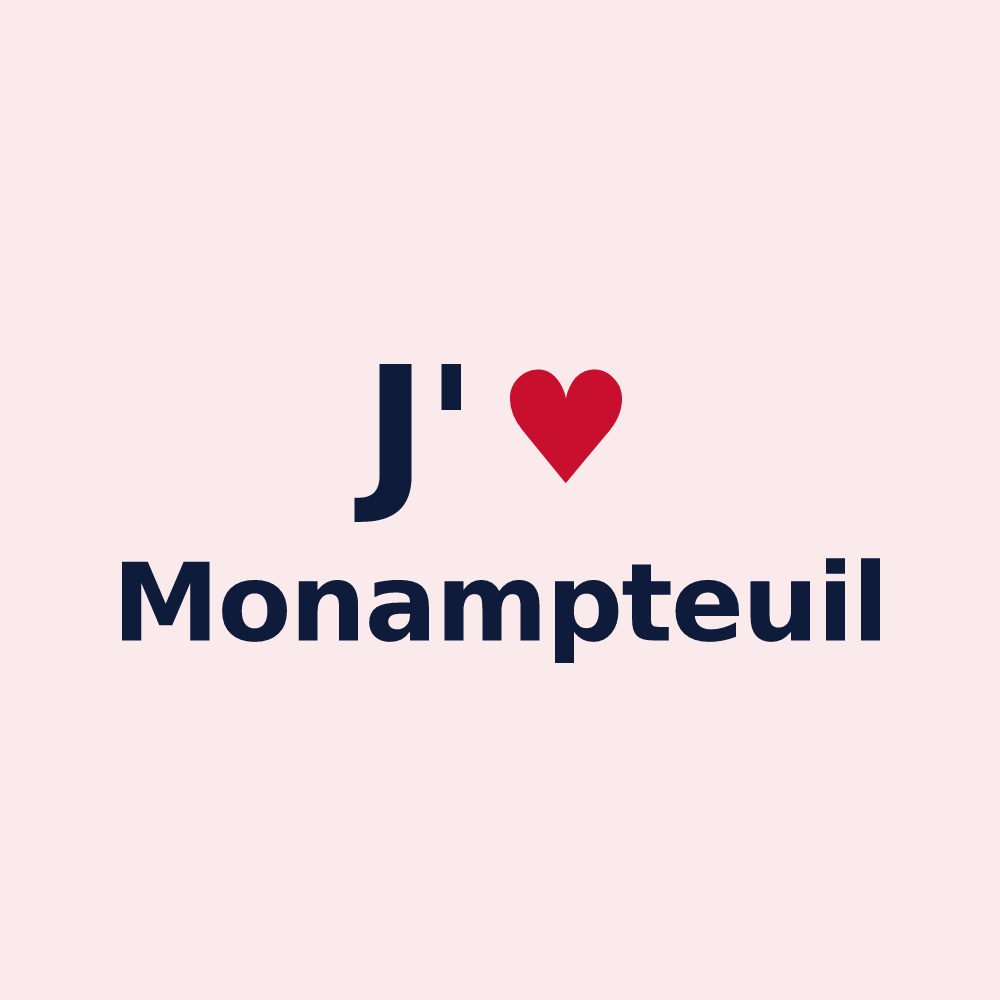 Magnet personnalisé Monampteuil — design J'aime Monampteuil