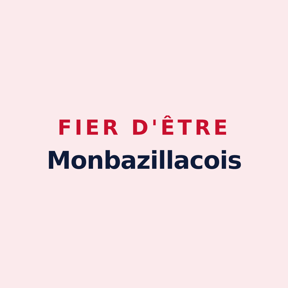 Magnet « Fier d'être Monbazillacois » — design pour Monbazillac