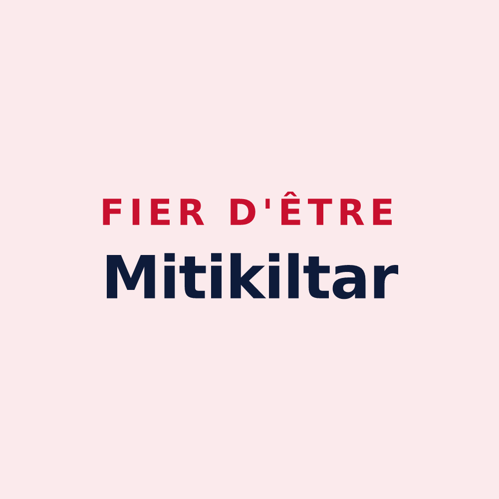 Magnet « Fier d'être Mitikiltar » — design pour Moncayolle-Larrory-Mendibieu