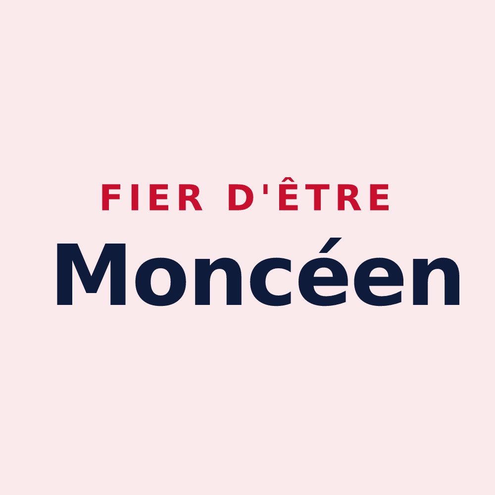 Magnet « Fier d'être Moncéen » — design pour Moncé-en-Belin
