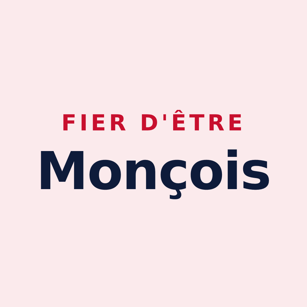 Magnet « Fier d'être Monçois » — design pour Monceaux-en-Bessin