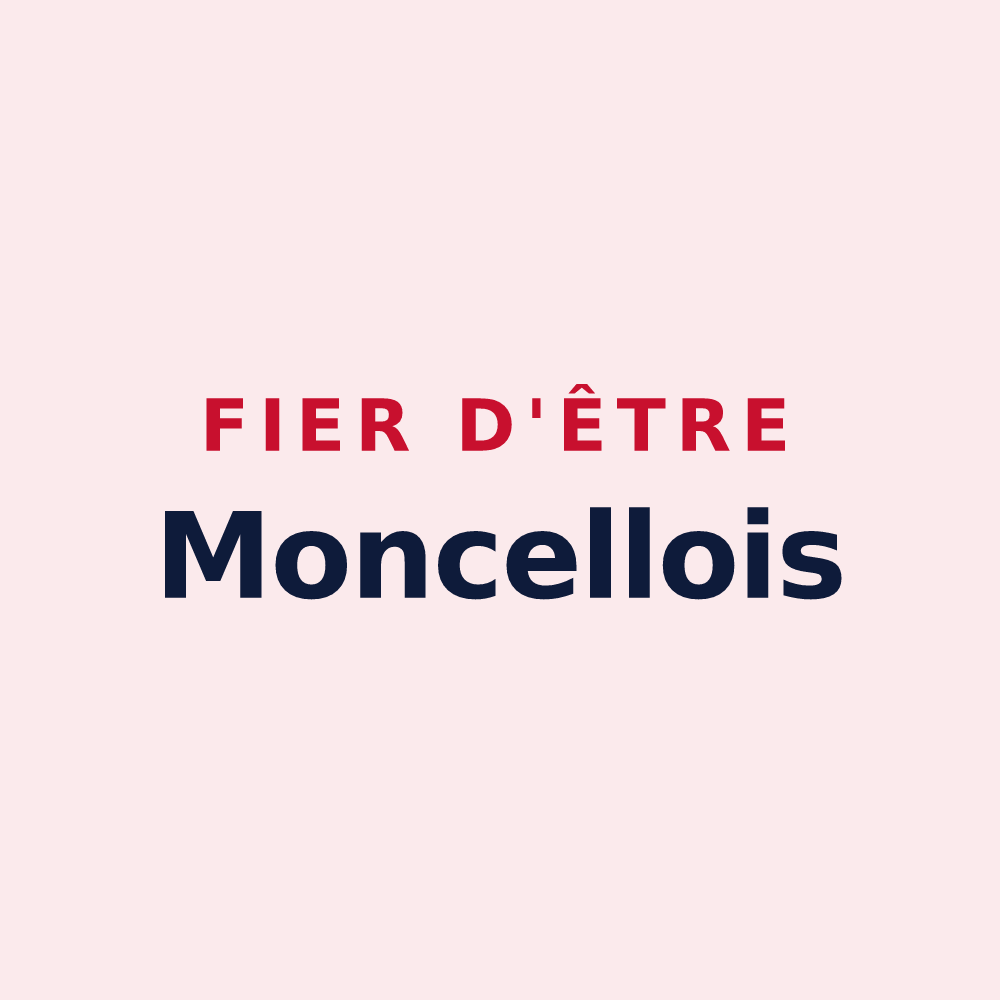 Magnet « Fier d'être Moncellois » — design pour Moncel-sur-Seille