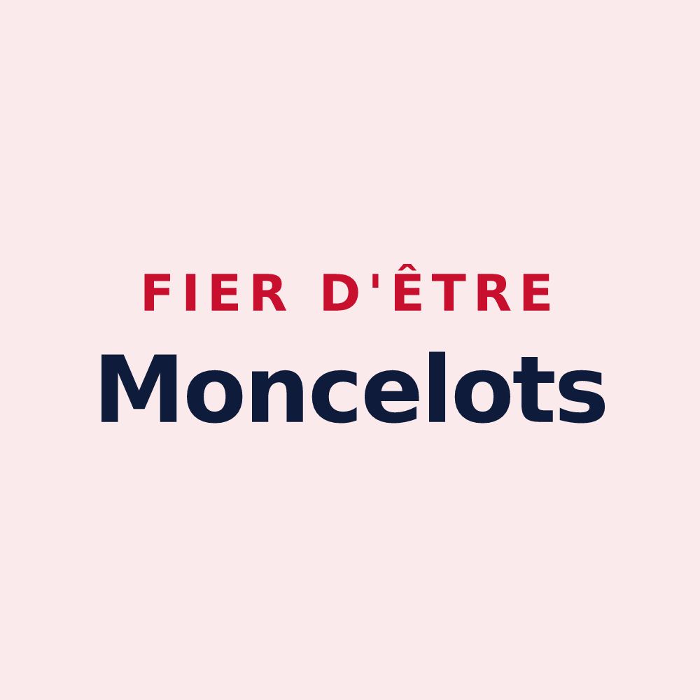 Magnet « Fier d'être Moncelots » — design pour Moncetz-Longevas