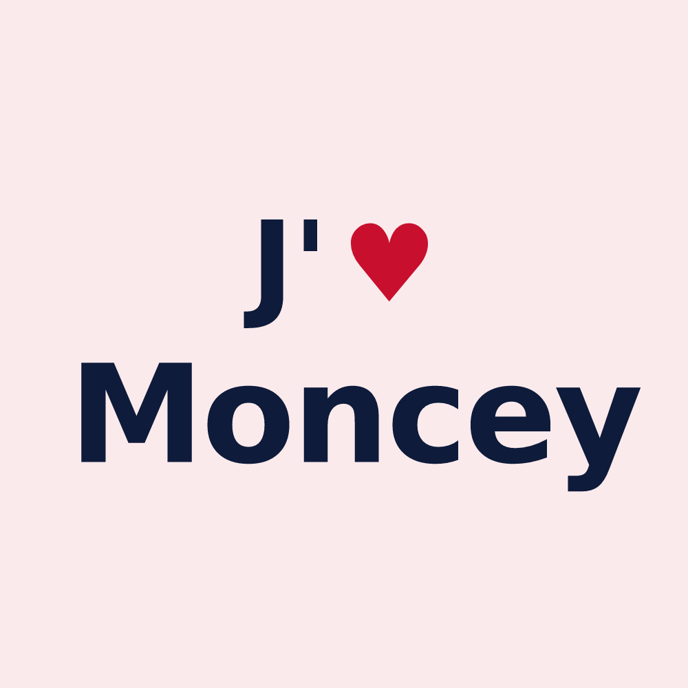 Magnet personnalisé Moncey — design J'aime Moncey