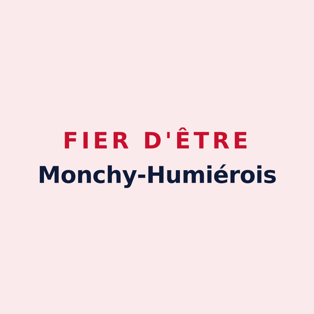 Magnet « Fier d'être Monchy-Humiérois » — design pour Monchy-Humières