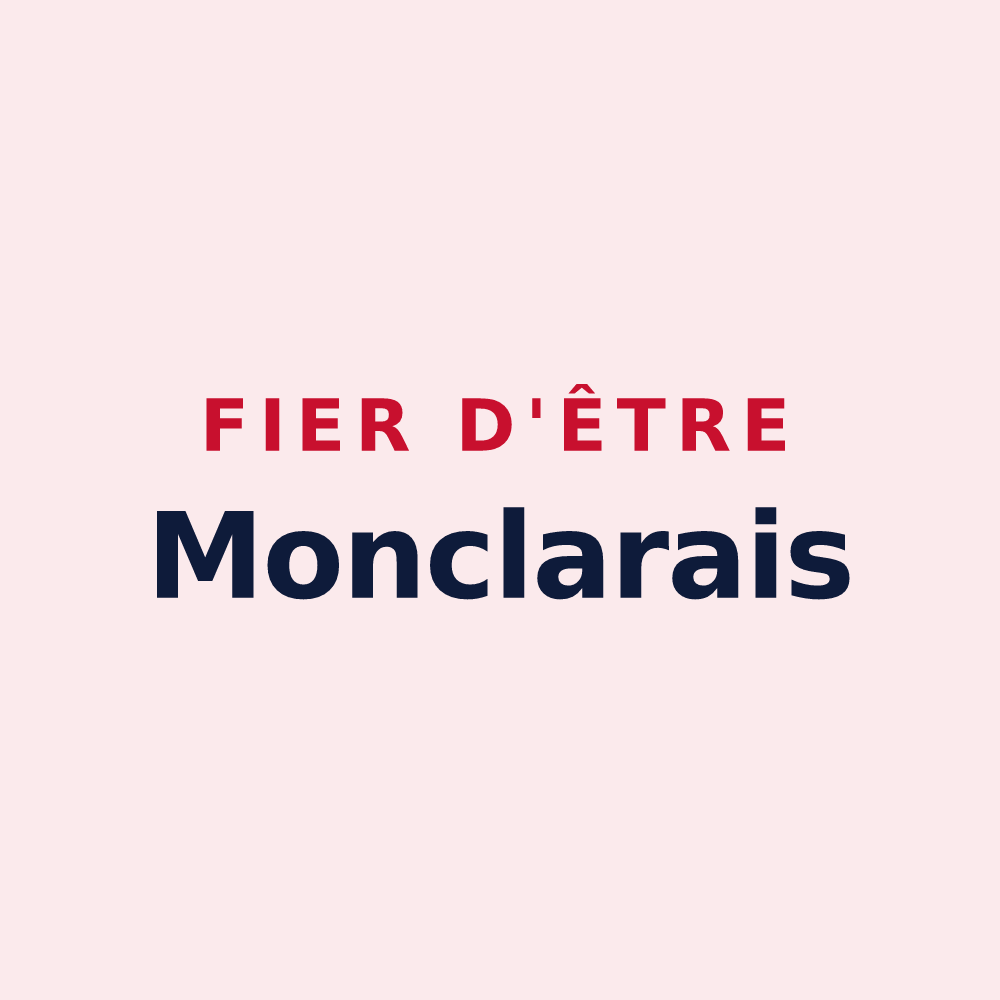 Magnet « Fier d'être Monclarais » — design pour Monclar