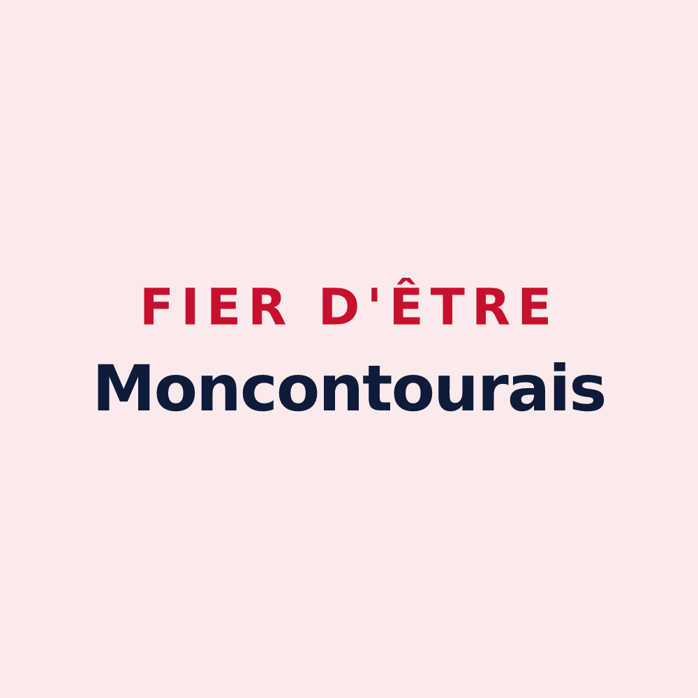 Magnet « Fier d'être Moncontourais » — design pour Moncontour