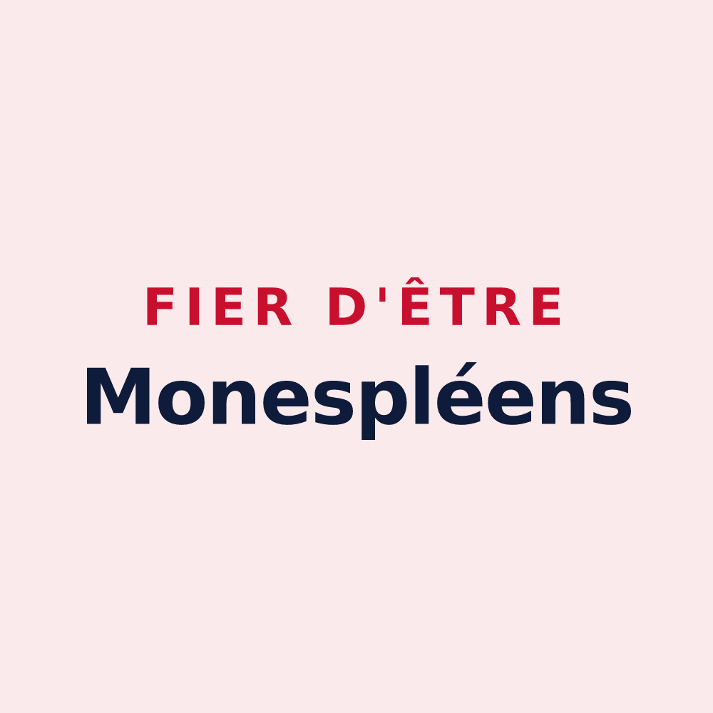 Magnet « Fier d'être Monespléens » — design pour Monesple