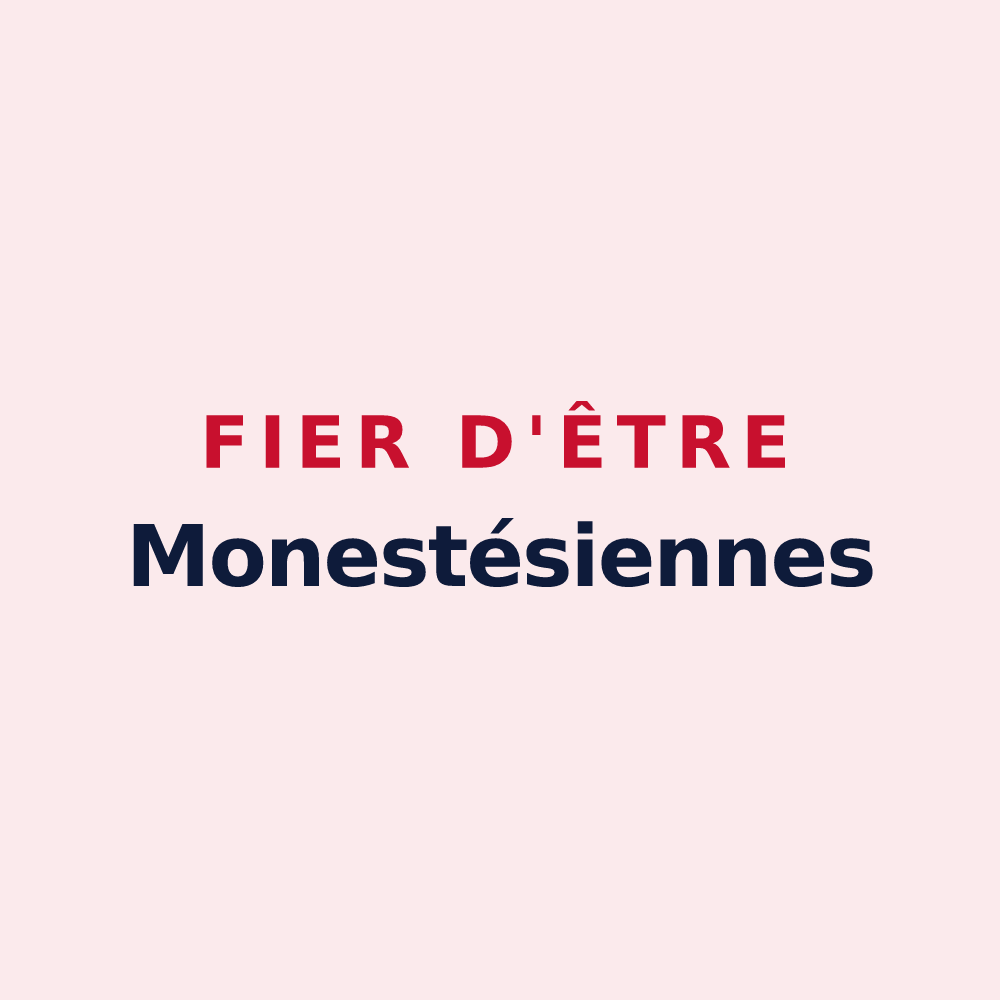 Magnet « Fier d'être Monestésiennes » — design pour Monéteau