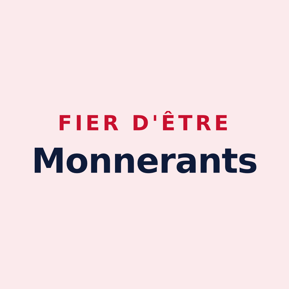 Magnet « Fier d'être Monnerants » — design pour Monnetier-Mornex