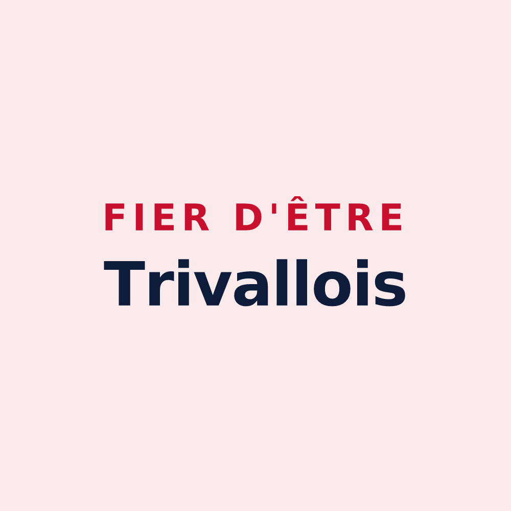 Magnet « Fier d'être Trivallois » — design pour Mons
