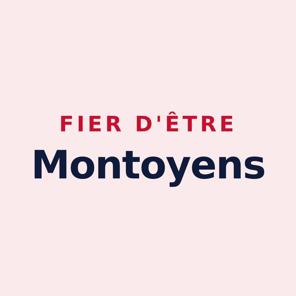 Magnet « Fier d'être Montoyens » — design pour Mons-en-Montois