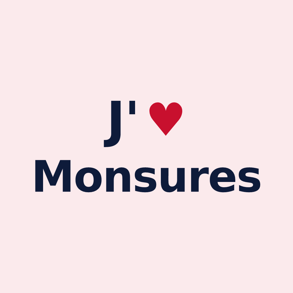 Magnet personnalisé Monsures — design J'aime Monsures