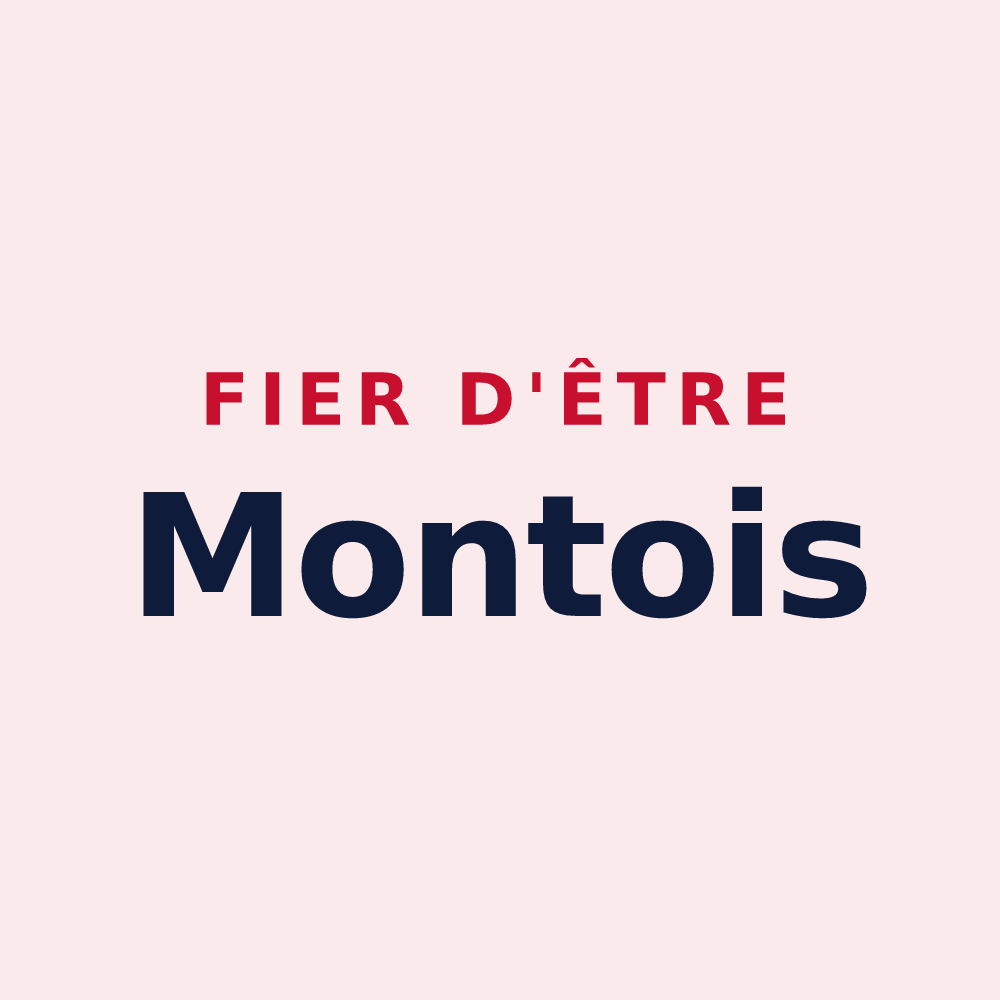 Magnet « Fier d'être Montois » — design pour Mont