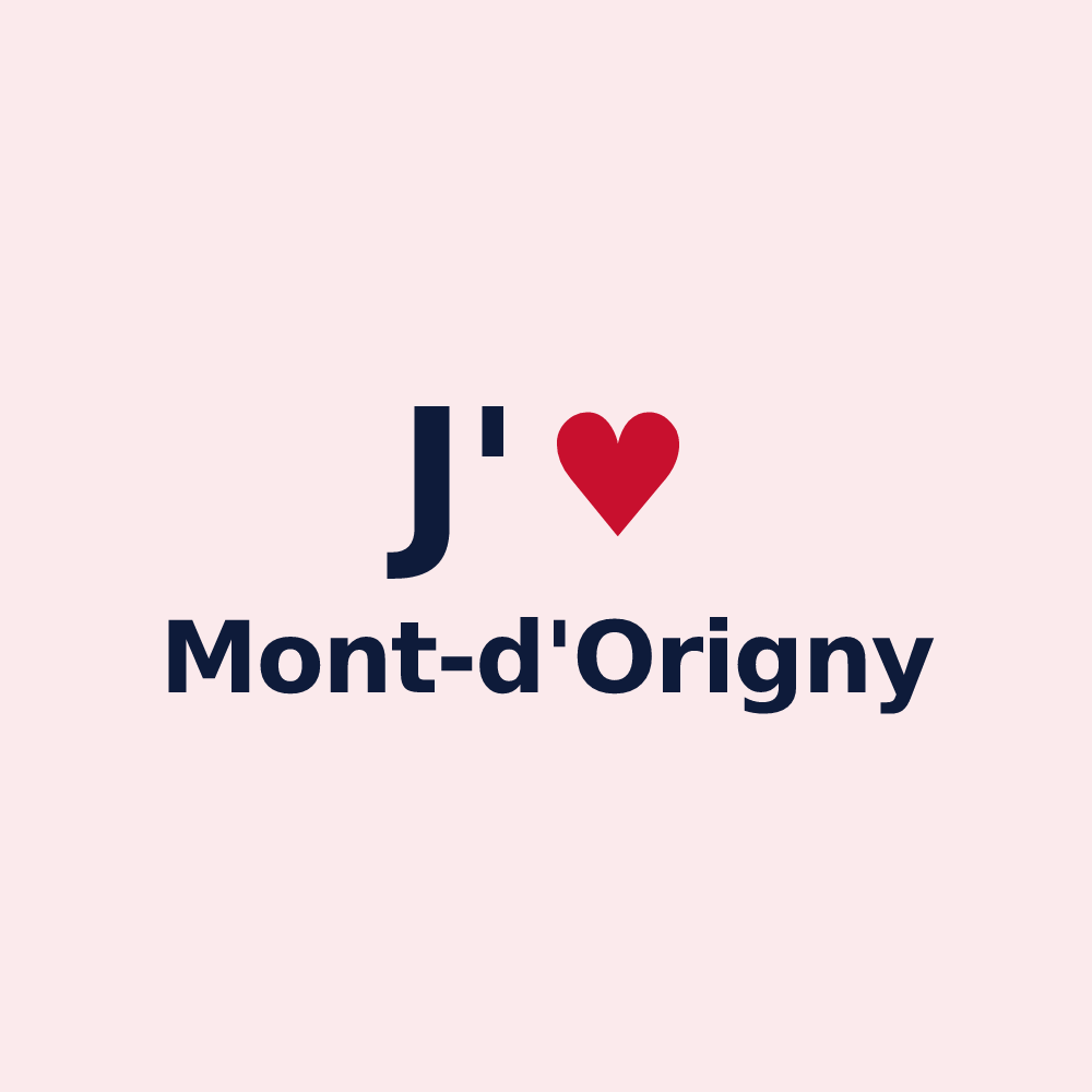 Magnet personnalisé Mont-d'Origny — design J'aime Mont-d'Origny