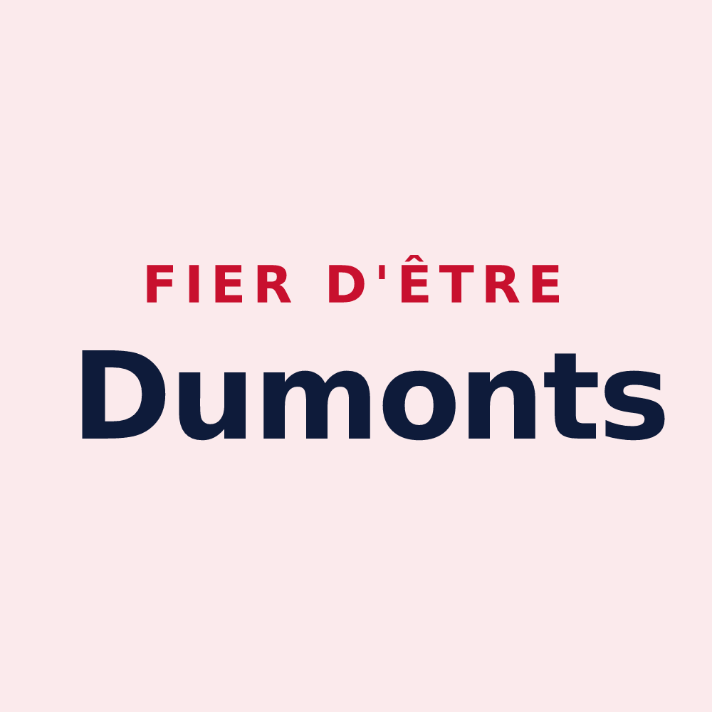 Magnet « Fier d'être Dumonts » — design pour Mont-Saxonnex