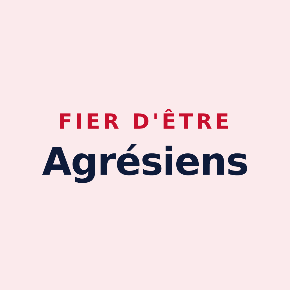 Magnet « Fier d'être Agrésiens » — design pour Montagrier