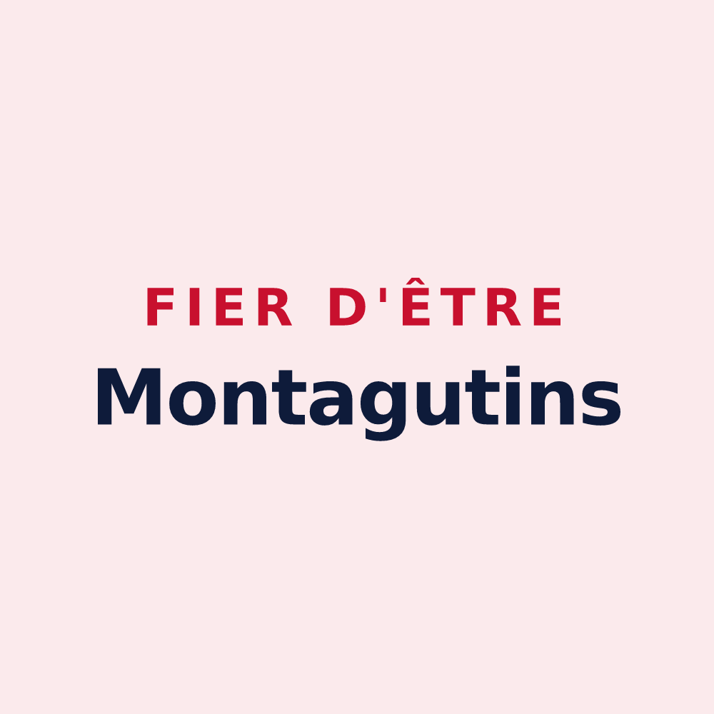 Magnet « Fier d'être Montagutins » — design pour Montaigut-le-Blanc