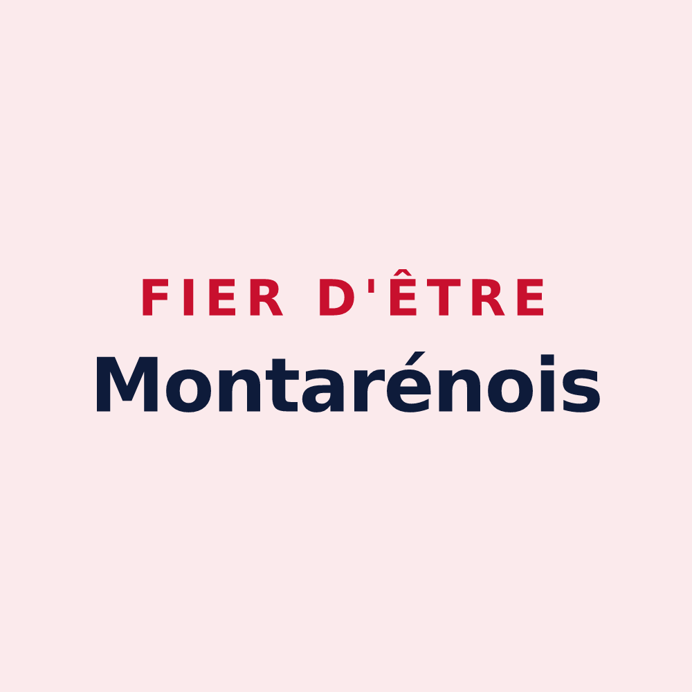 Magnet « Fier d'être Montarénois » — design pour Montaren-et-Saint-Médiers
