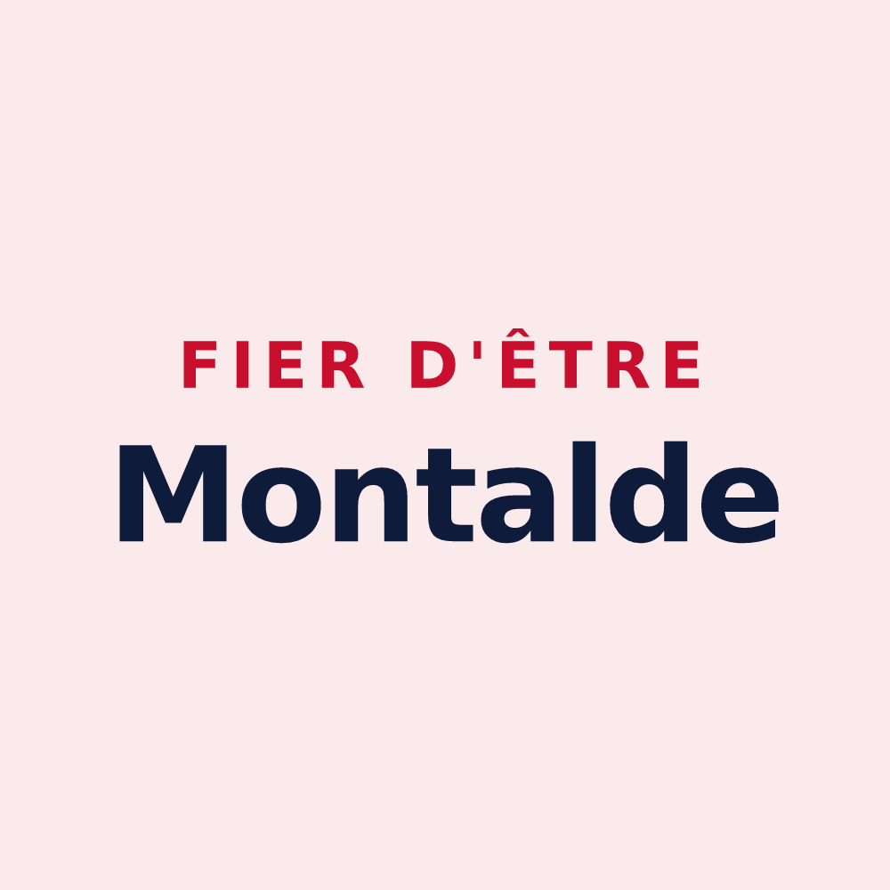 Magnet « Fier d'être Montalde » — design pour Montaut