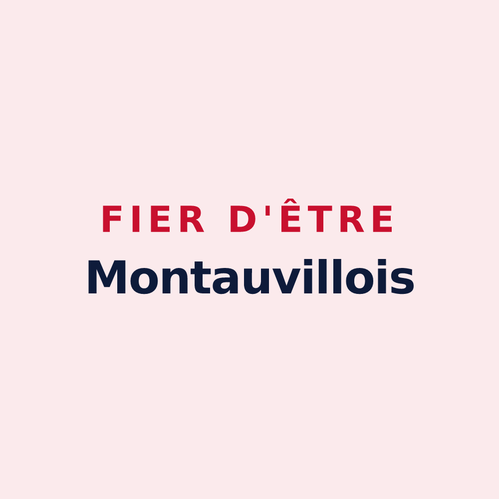 Magnet « Fier d'être Montauvillois » — design pour Montauville