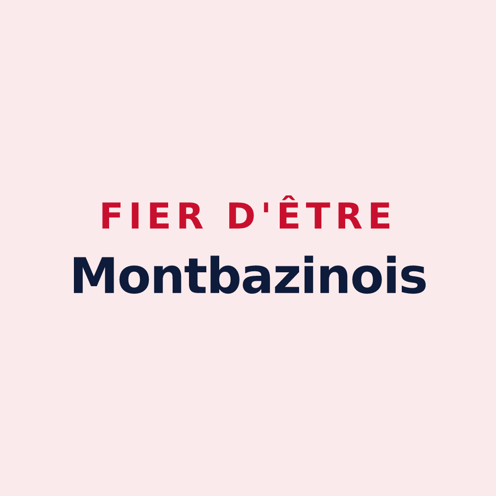 Magnet « Fier d'être Montbazinois » — design pour Montbazens
