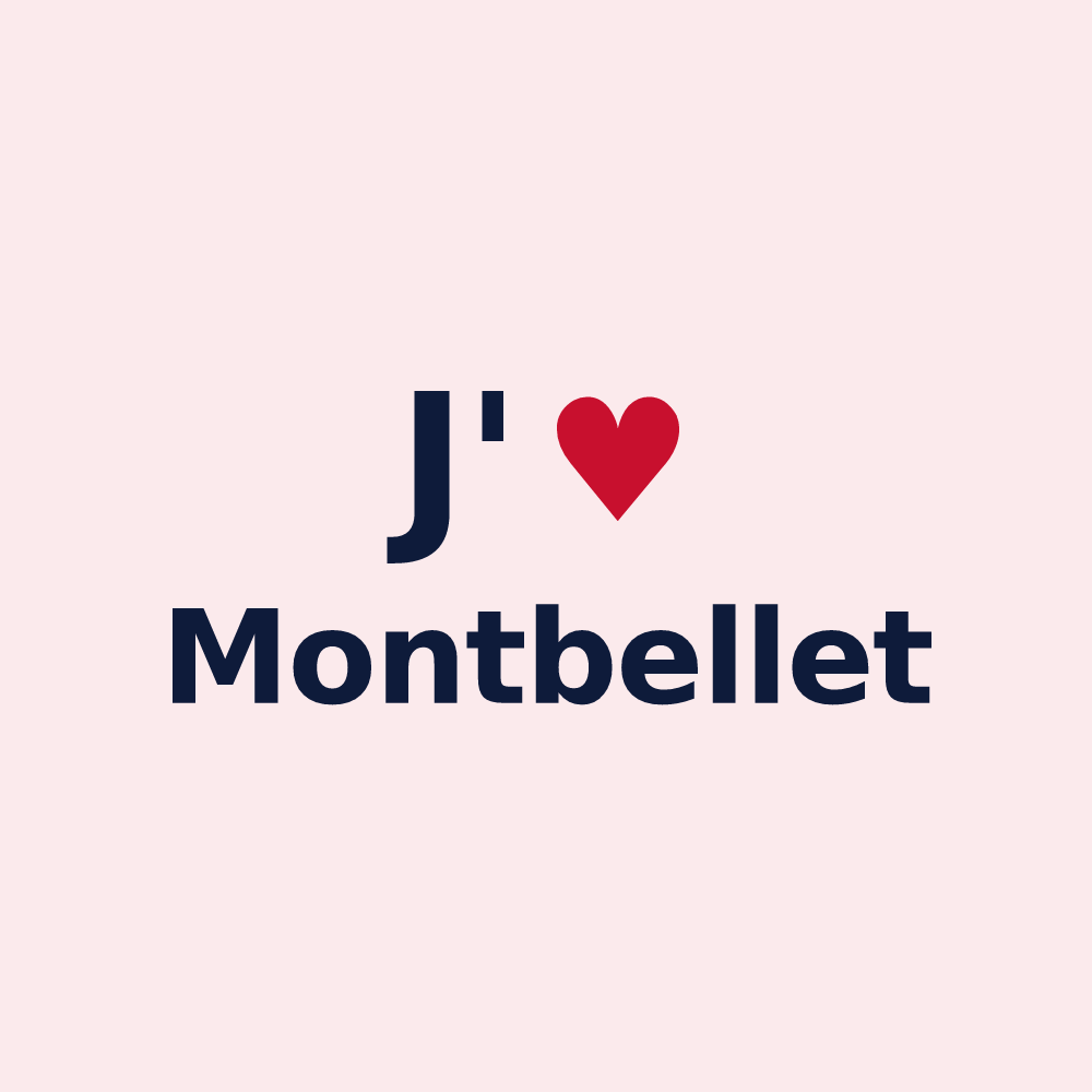 Magnet personnalisé Montbellet — design J'aime Montbellet